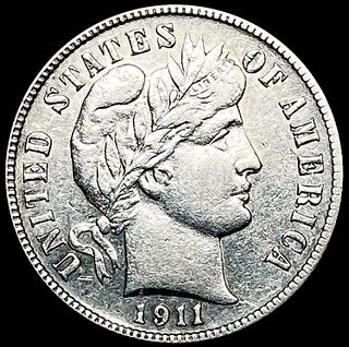1911-S Barber Dime UNCIRCULATED