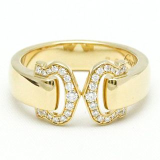 Cartier Boucle C Diamond 18K Yellow Gold Ring