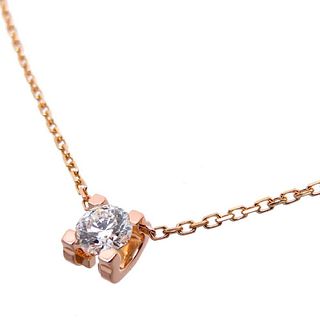 Cartier C de Diamond Ladies Necklace N7413800 750 Pink Gold