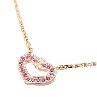 Cartier C de Heart 18K Rose Gold Necklace