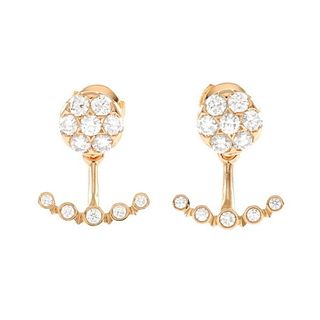 Cartier Etincelle 18K Rose Gold Drop Earrings