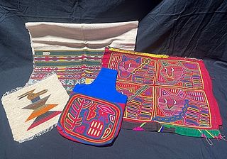 Vintage Mola and Guatemalan Textile