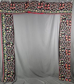 Vintage African Entry Curtain Panels