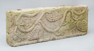 BYZANTINE STYLE CARVED STONE RELIEF PANEL