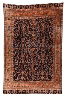 Antique Kashan 11'5" x 17'8" (3.48 x 5.38 M)