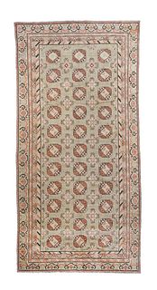 Antique Khotan 6'1" x 12'4" (1.85 x 3.76 M)