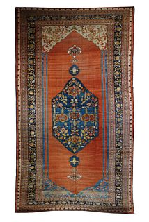 Antique Haji Jalili Tabriz 9'7" x 17'7" (2.92 x 5.36 M)