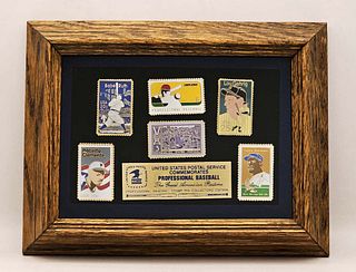United States Postal Service Professional Baseball Stamp Pin Collectors Stamps