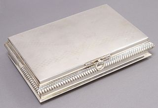 LARGE VILLA STERLING SILVER TABLE BOX, MEXICO