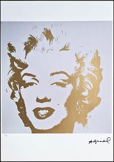 Marilyn Monroe Portrait, An ANDY WARHOL Limited Edition Lithograph Print