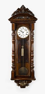 Carl Suchy & Söhne 30 day regulator wall clock