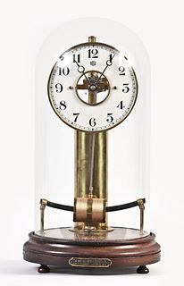 Bulle clock co. electro-magnetic clock under a dome