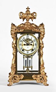 Ansonia Clock Co. Viscount crystal regulator
