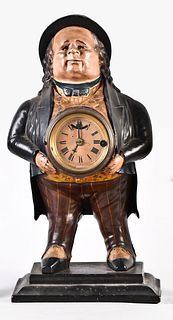 Bradley & Hubbard John Bull blinking eye novelty clock