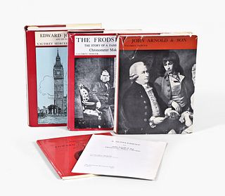 A lot of three reference books on Frodsham Arnold and Dent by Vaudrey Mercer