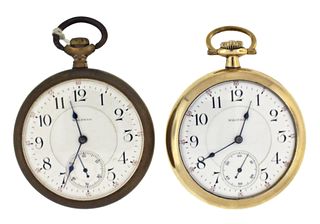 A lot of two 21 jewel Waltham model 1892 pocket watches
