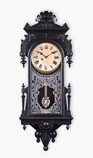 F. Kroeber Clock Co., Regulator No. 33 hanging clock