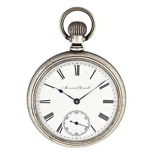 A 19 jewel Waltham model 1888 pocket watch for Mercereau & Connell Scranton Pa.