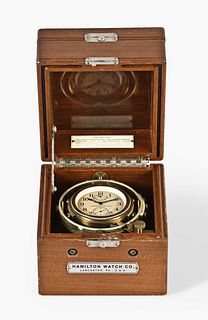 Hamilton 22 chronometer watch with box