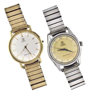 A lot of two Omega Seamaster wrist watches