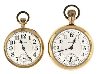 A lot of two South Bend Studebaker and The Studebaker pocket watches