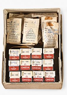 A good lot of NOS material for Omega 321 861 865 and 910 chronographs