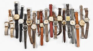A lot of twenty wrist watches