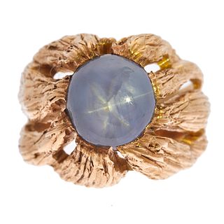 Star Sapphire, 14k Yellow Gold Ring