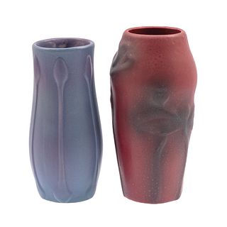 Two Van Briggle Pottery Vases