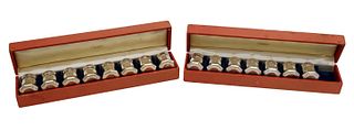 Set of 15 Cartier Sterling Silver Pepper Shakers