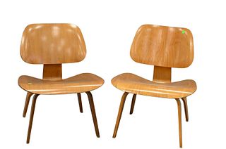 Pair of Charles & Ray Eames for Herman Miller Low Lounge Chairs