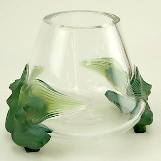 Lalique "Antinea" Crystal Vase