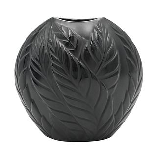 Lalique "Filicaria" Crystal Vase