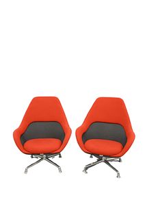 Pair of Steelcase Coalesse Swivel Chairs