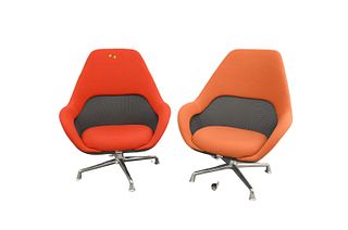 Pair of Steelcase Coalesse Swivel Chairs