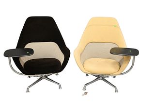 A Pair of Steelcase Coalesse Swivel Chairs