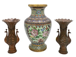 Three Piece Group of Vases