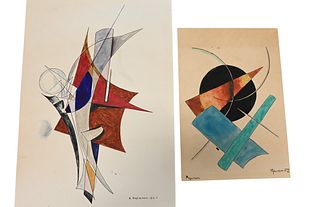 Portfolio of Russian Federation Cubist Watercolors