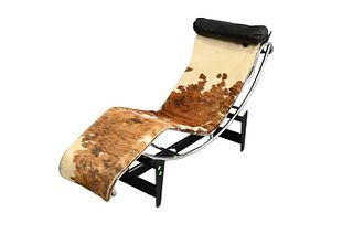 Corbusier Cowhide LC4 Chaise Lounge