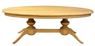 Contemporary Country Oval Dining Table