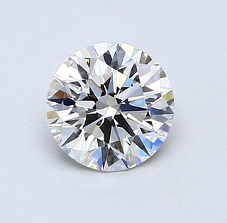 No Reserve GIA - Certified 0.74 CT Round Cut Loose Diamond G Color VS2 Clarity