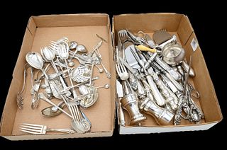 Two Tray Lots of Sterling Silver