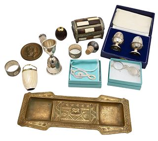 Assorted Silver and Bronze Group