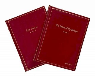 LI'L ABNER AND THE SECRET OF MY SUCCESS ORIGINAL SCRIPTS
