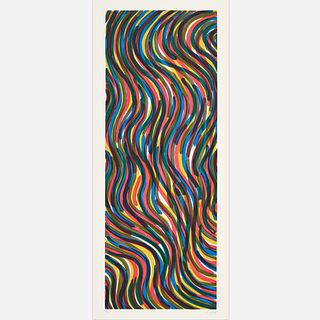 Sol LeWitt "Curvy Brushstrokes II" (1997 Color Aquatint)