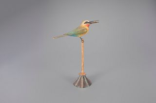 White-Fronted Bee-Eater by Frank S. Finney (b. 1947)