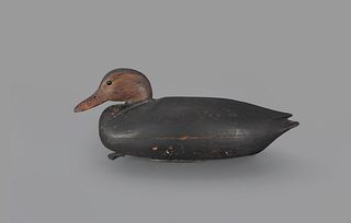 Purnell-Kirson Cobb Black Duck Decoy by Nathan F. Cobb Jr. (1825-1905)
