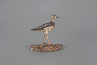 Turned-Head Yellowlegs by A. Elmer Crowell (1862-1952)