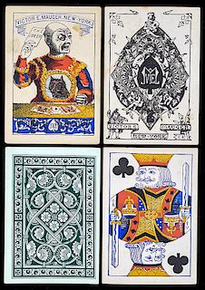Victor E. Mauger Euchre Playing Cards.