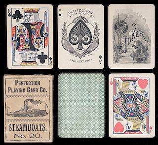 Perfection Playing Card Co. “Steamboats No. 90.”